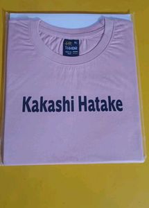 Kakashi Hatake Pink Graphic Tee (SIZE M)