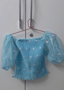 Cute Blue Top
