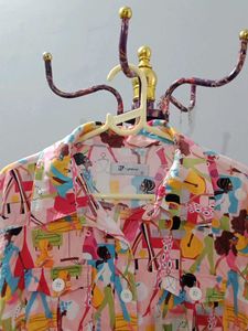 Chic Printed Long Sleeve Shirt