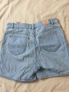 Light Wash Denim Shorts
