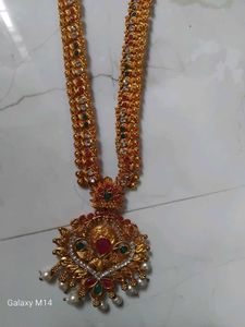 Exquisite Indian Gold-Plated Necklace Set
