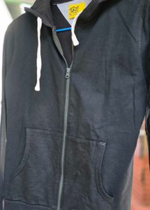 Black Zip-Up Hoodie