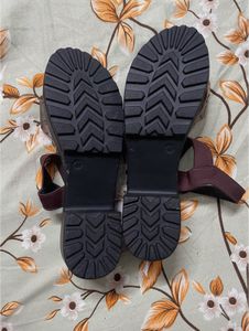 Chic Metallic Strap Sandals