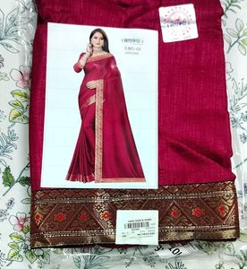 NEW WINE/BURGANDY SAREE