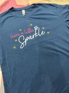 New Sparkle Tee - Navy Blue