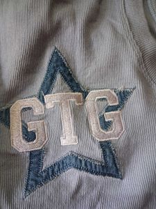 Light Blue GTG Star Graphic Tank Top