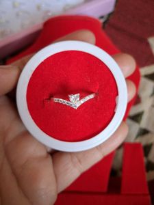 Heart Shaped Ring with Stones