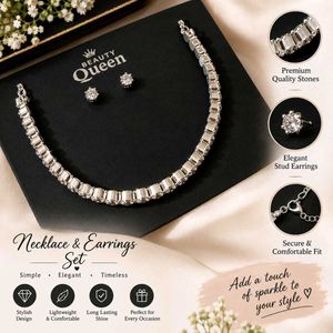 Elegant Necklace & Earrings Set for girl's