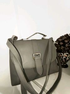 Stylish Grey Crossbody Bag