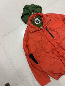 Vintage Orange Parka Jacket 🇺🇸