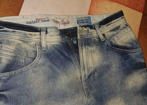Red Chief Men's Distressed Blue Jeans