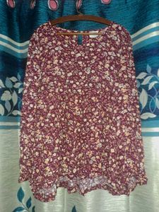 Floral Long Sleeve Blouse