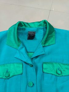 Teal Utility Jumpsuit