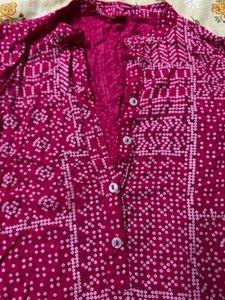 Bandhani Print short Kruti