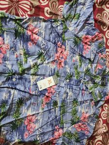 Men's Tropical Print Short Sleeve Shirt
