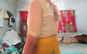 Vibrant Yellow Saree with Embellished Border