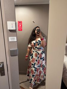 Floral Print Midi Dress