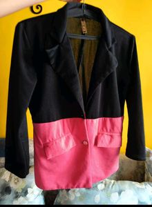 Chic Color Block Blazer