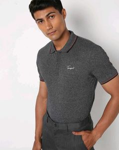 Teamspirit Grey Polo Shirt