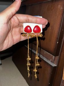pink Kashmiri jhumka