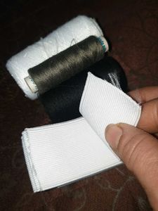 Sewing Supplies: Elastic Band &amp; Threads