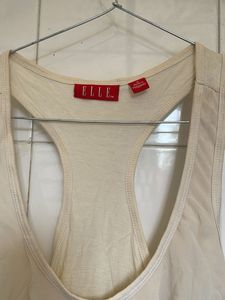 Elle Cream Ruffle Tank Top
