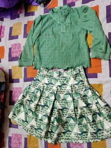 top and Skirt Set