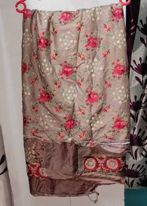 "Ready to Stitch" Kurta Floral Embroidered Fabric