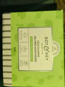 dot and key cica calming oil free moisturizer.