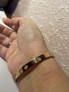 Cartier love bracelet dupe Elegant Rose Gold