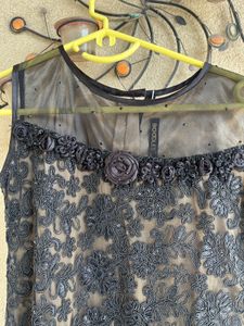 Black Net Gown