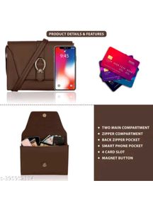 Brown sling bag