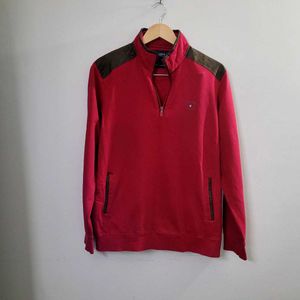 octave men's 1/4 zip  fleece sweatshirt
