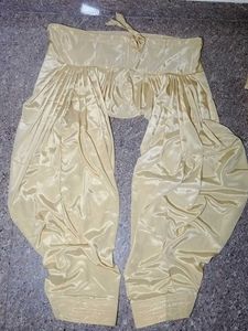 cream silk salwar kameez set