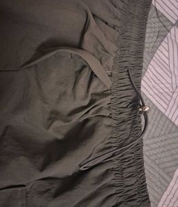Short Drawstring Cargo Skirt