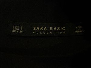 Classic ZARA Black Short Sleeve Dress
