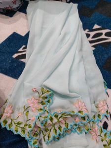 ✨ Brand New Stitched Saree Set