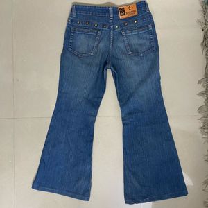 Black stone bootcut/flare jeans