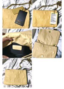 RSVP Yellow Textured Medium Cross Body Bag