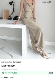 Stylish Asymmetric Jumpsuit