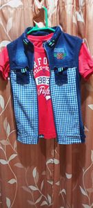 T shirt and jacket