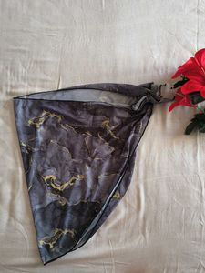 Stylish Marble Print Bikini Set with Wrap