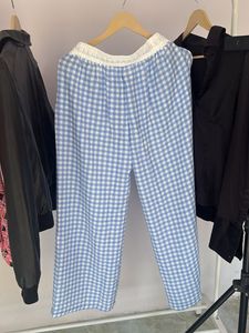 Korean check pants 😍