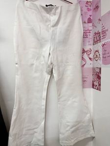 Sassafras White Flared Trousers