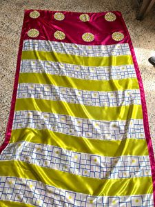 satin saree