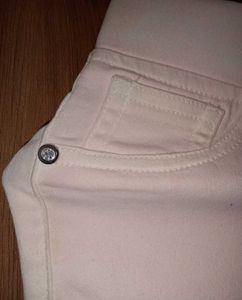 White Slim Fit Denim Jeggings (Size 9-10)