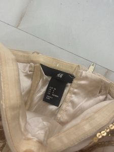 H&amp;M Sparkling Embellished Strapless Dress