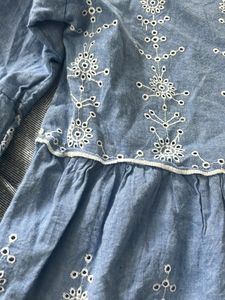 Blue kurta top