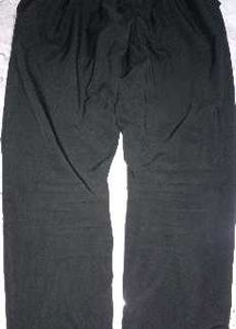 Cozy Black Fleece-Lined Pants