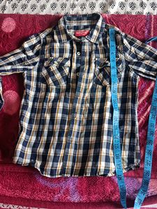 Check Shirt And Khaki Pant